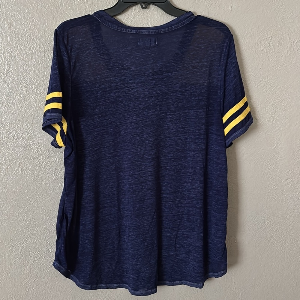 Maurice’s 24/7 Women’s Plus Size Top 1X Blue/Yellow - Picture 7 of 7